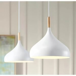 Aluminium White Ceiling Hanging Light(with Bulb) - Image 4