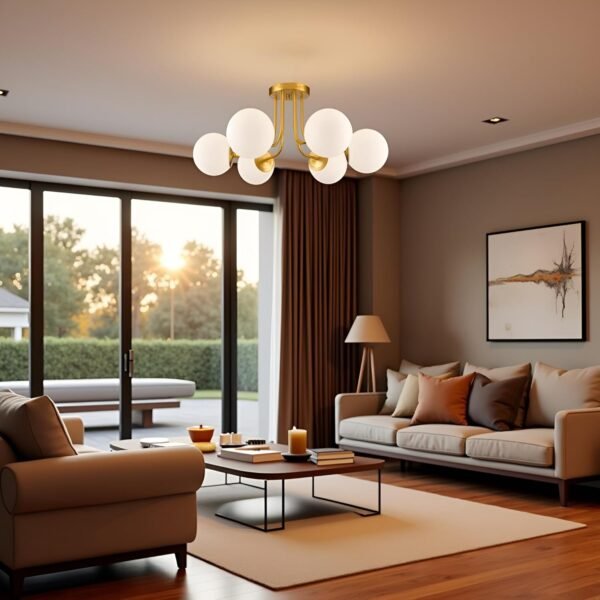 Lyse Decor Chandelier Lights for Ceiling Living Room Modern
