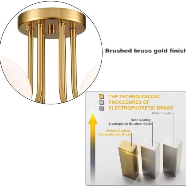 Lyse Decor Chandelier Lights for Ceiling Living Room Modern