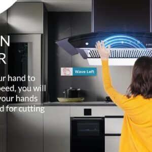 Elica 60 cm 1350 m3/hr Filterless Autoclean Kitchen Chimney - Image 3