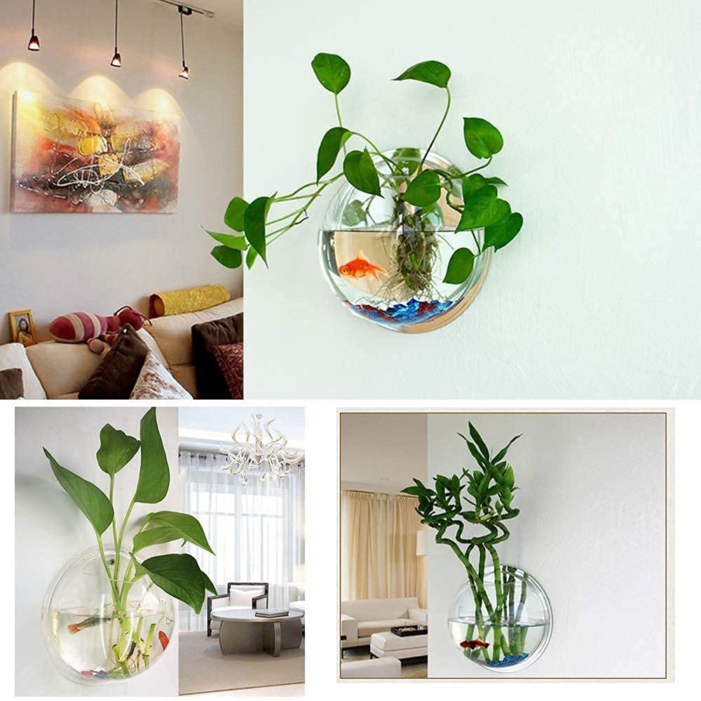 PREMIER PLANTS Wall Hanging Fish Bowl Acrylic - Image 4