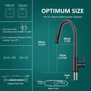 APPASO Stainless Steel Kitchen Sink Tap - Image 4