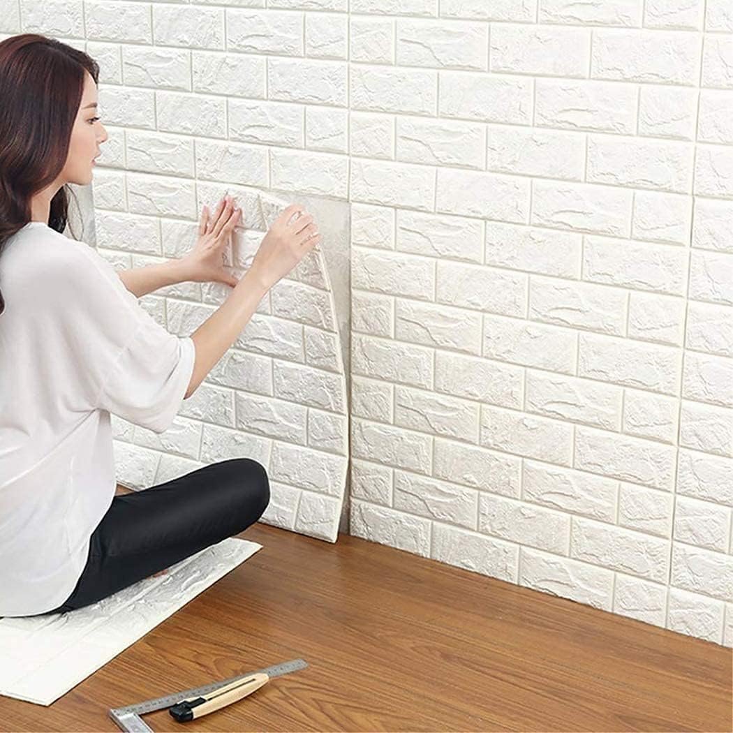 Wall Stickers Wallpaper PE Foam Brick Design - Image 4