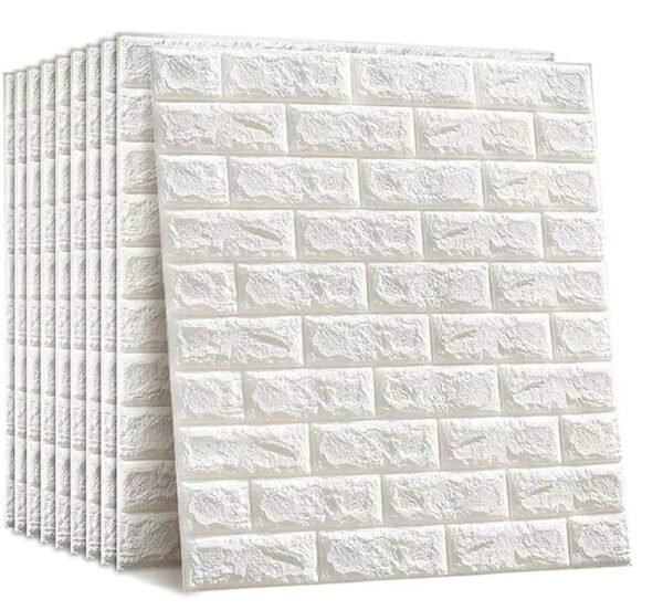 Wallpaper PE Foam Brick Design DIY Decal