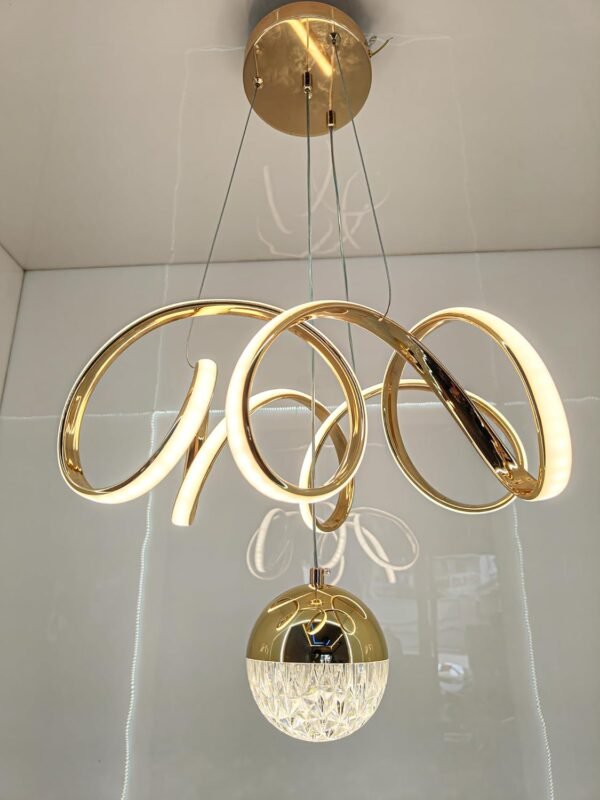 swanart Fiberglass Vortex Contemporary Chic Profile Pendant Light1