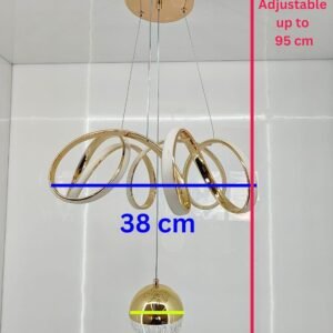 swanart Fiberglass Vortex Contemporary Chic Profile Pendant Light - Image 2