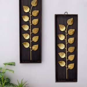 ARTEMADE Metal Paan Leaf Wall Hanging
