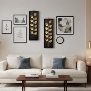 ARTEMADE Metal Paan Leaf Wall Hanging