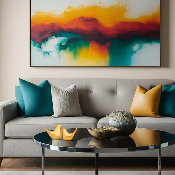 Amazon Basics Ceramic Golden Blessing Birds Figurine for Home Decor